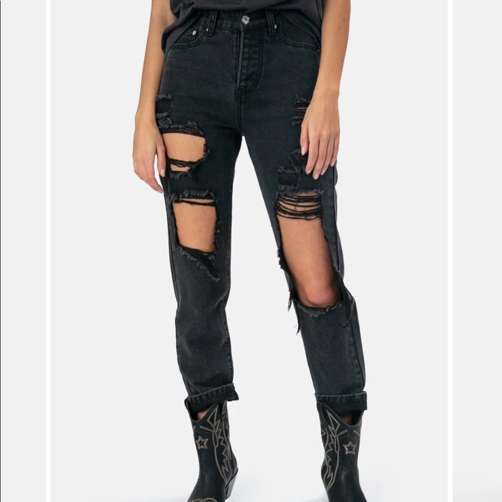 Boyfriend black jeans